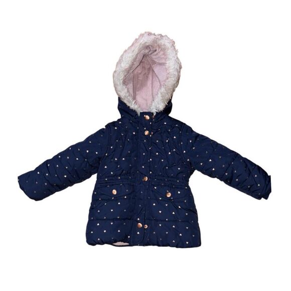 Carter’s Toddler Hooded Winter Coat - Picture 2 of 5